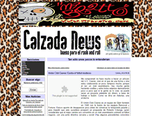 Tablet Screenshot of calzadanews.com
